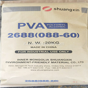 Shuangxin PVA 2688 per rinforzo in calcestruzzo in fibra PVA